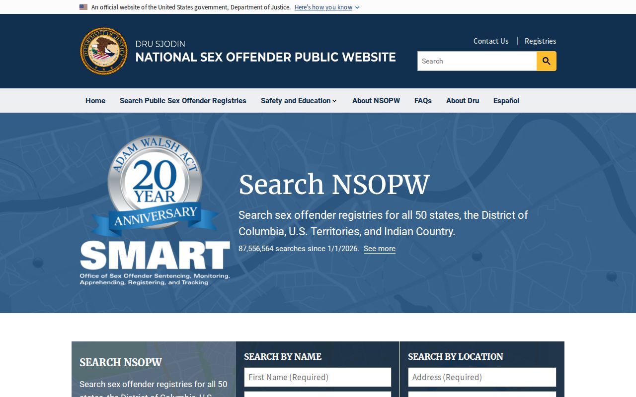 Holt County sex offender search through the national registry portal